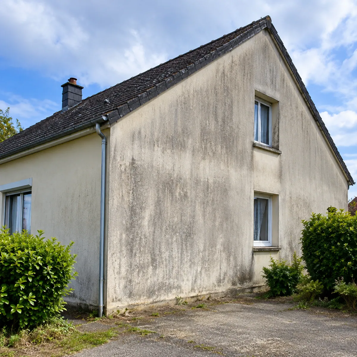 Ravalement de façade, avant les travaux