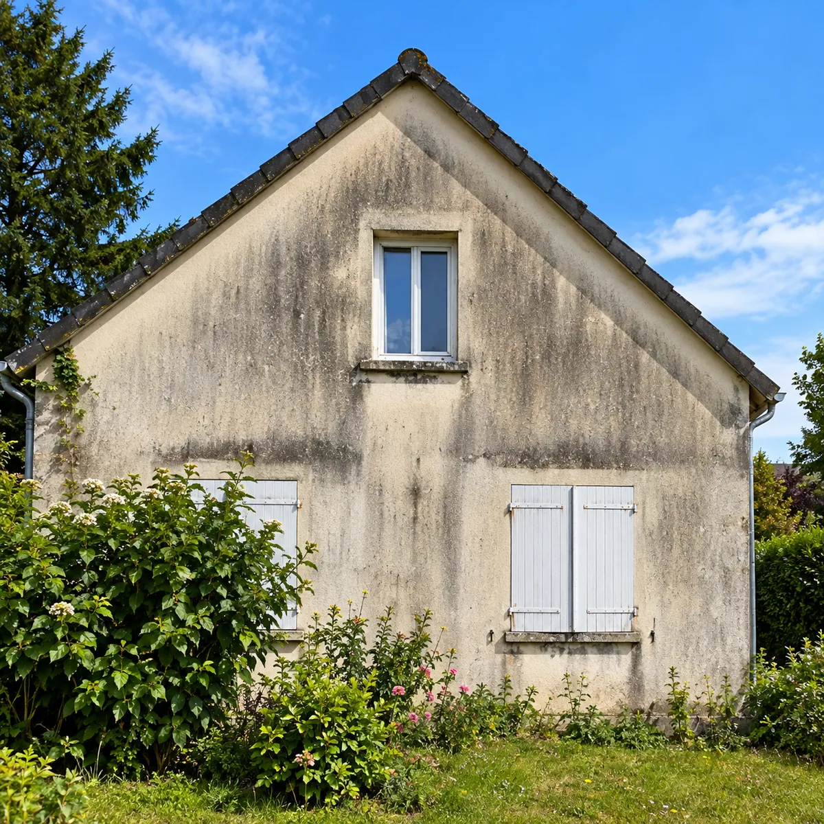 Ravalement de façade, avant les travaux